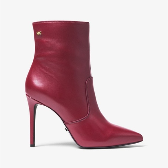 Michael Kors Maroon Heeled Booties✨Brand New! - Picture 2 of 8
